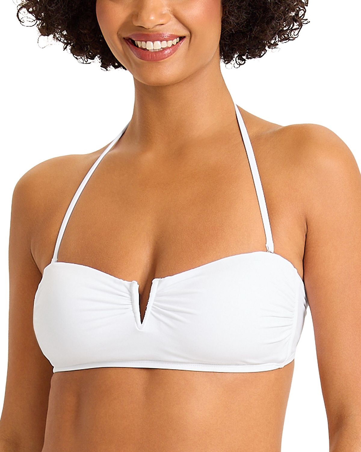 Tommy Bahama Pearl Notched Front Bandeau Top