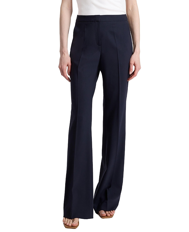 Santorelli Bethany Flared Pant in Virgin Wool Stretch