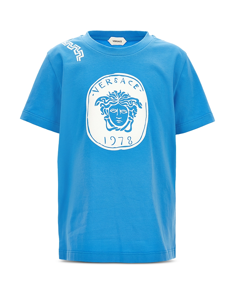 Versace Boys' Medusa Greek Jersey Tee - Little Kid, Big Kid