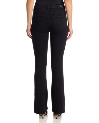 Laurel Canyon High Rise Petite Boot Jeans in Black Shadow - thumbnail 3