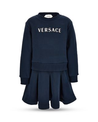 Girls' Embroidered Logo Fleece Dress - Little Kid, Big Kid