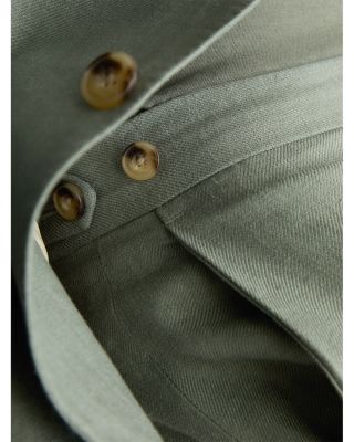 Atlantic Tailored Fit Linen Twill Suit Trousers