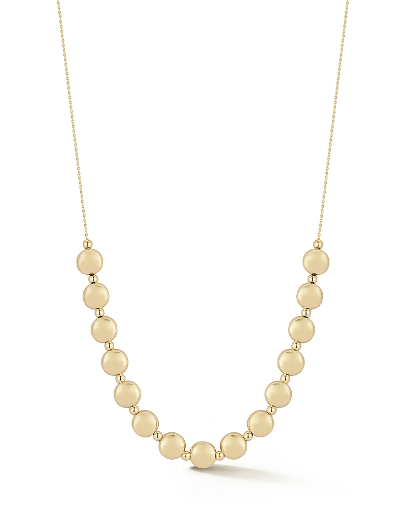 Bloomingdale's Fine Collection Bold Button Collar Necklace in 14K Yellow Gold, 16.5