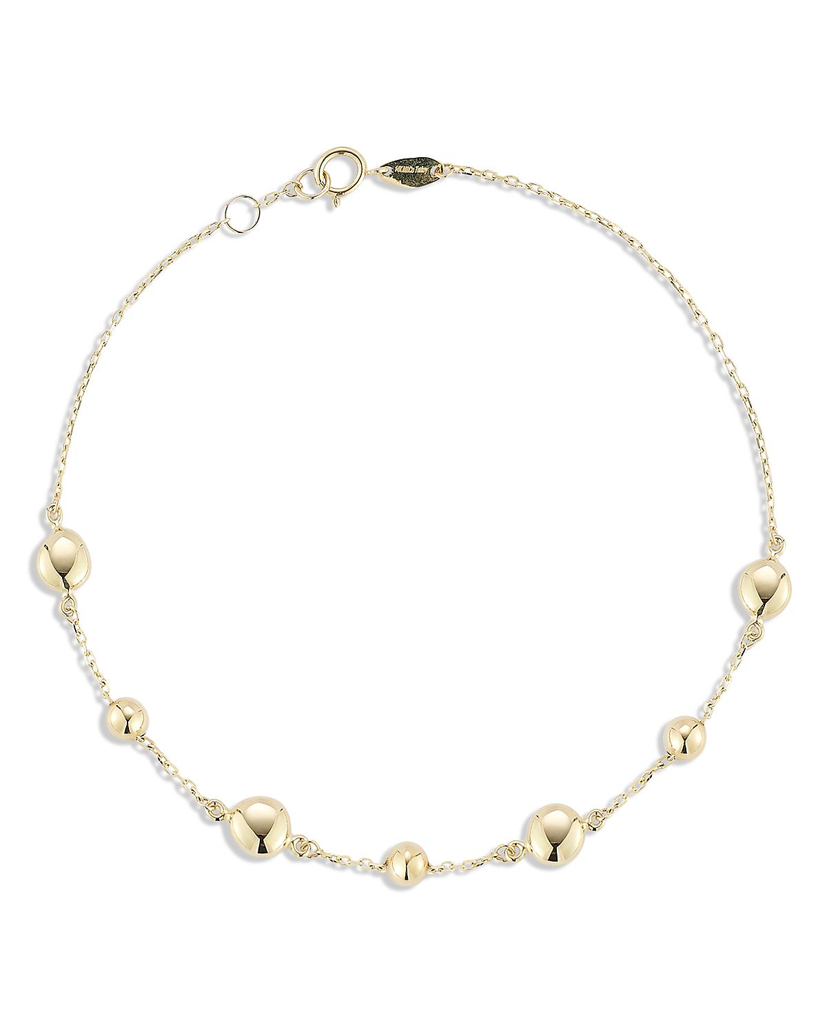 Bloomingdale's Fine Collection Button Disc Chain Link Bracelet