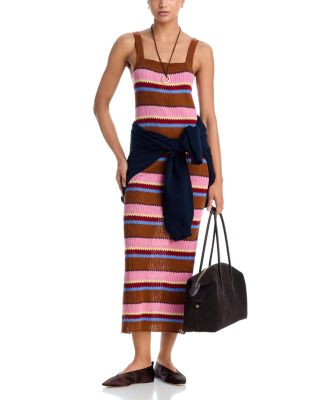 Striped Ribbed Dress