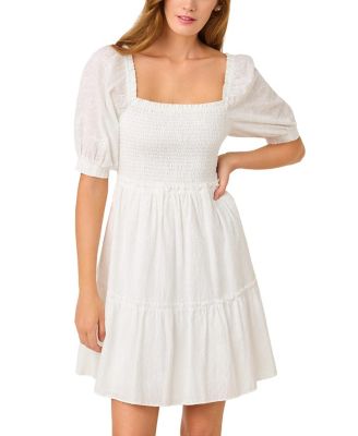  Hadly Short Sleeve Smocked Dress