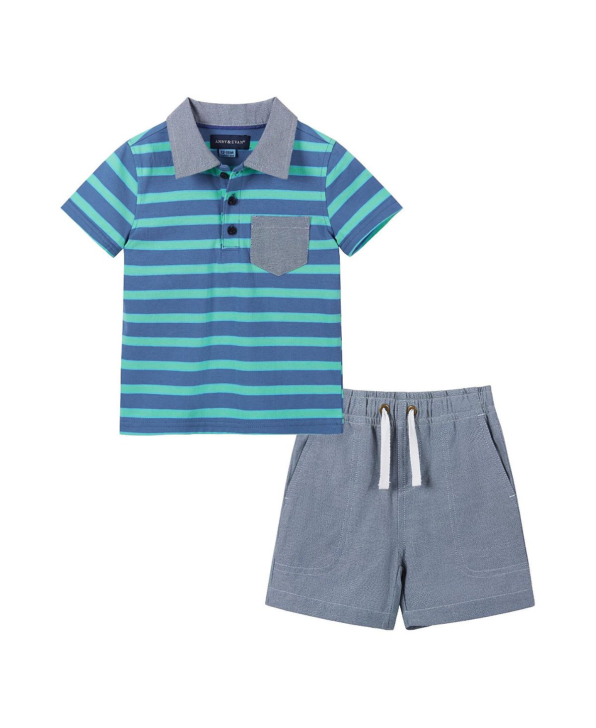 Andy & Evan Boys' Pique Polo Set - Baby