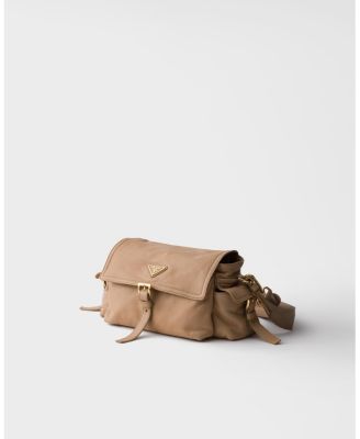 Explore Medium Nappa Leather Shoulder Bag with Flap