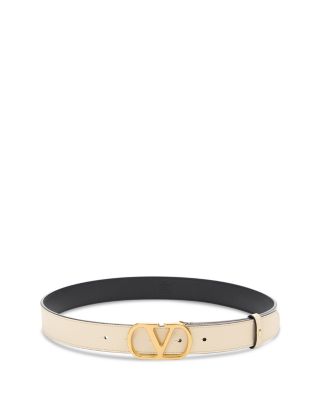 Women's VLogo Leather Belt