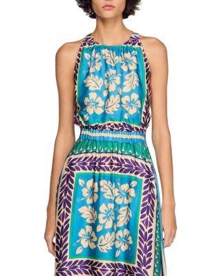 Floral Print Maxi Dress