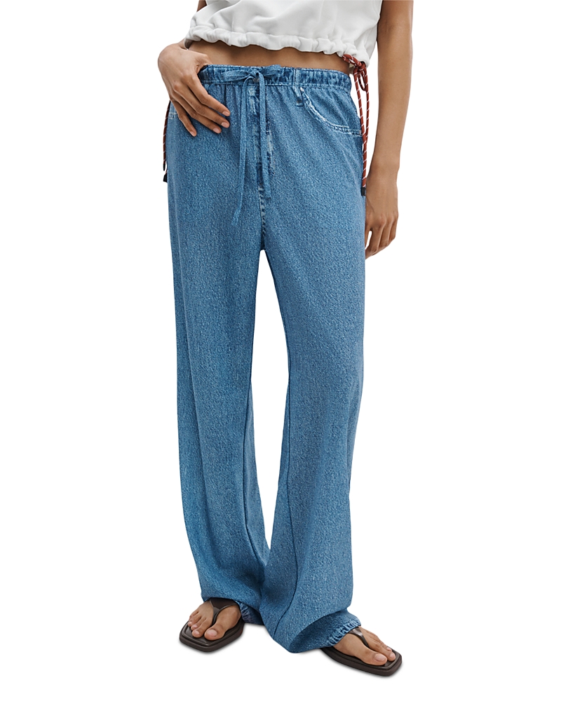 rag & bone rb Miramar Crinkled Swim Cover-Up Pants