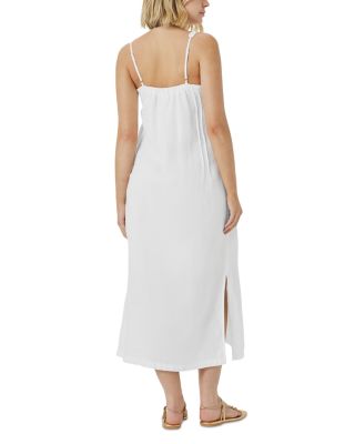 Stella Linen Pintuck Dress