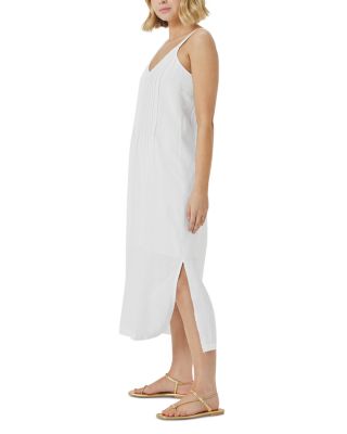 Stella Linen Pintuck Dress