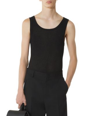  Pleated Jersey Tank Top