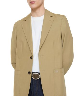  Technical Cotton Tailored Jacket