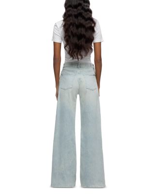 Lotta High Rise Wide Leg Jeans in Sugar