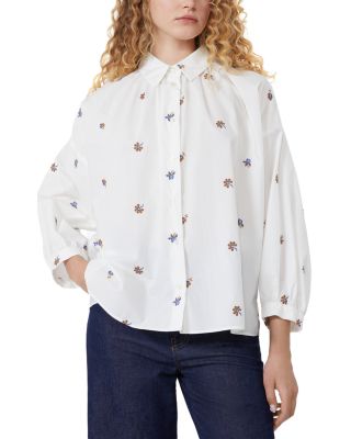 Wkdbutterfly Embroidered Poplin Shirt