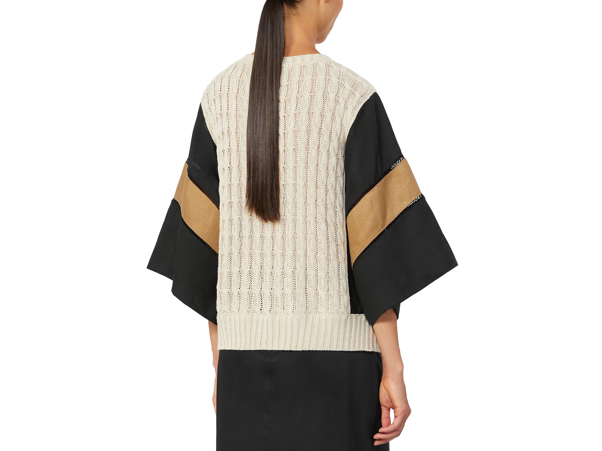 Mxmscatola Crewneck Linen Sweater — Image 3