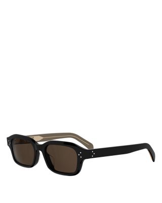 3 Dots Rectangular Sunglasses, 52mm