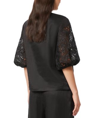 Mstordine Macrame Sleeve Top