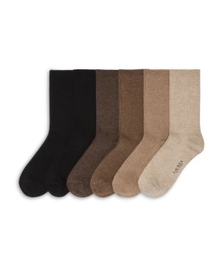 Rib Trouser Socks, Pack of 6