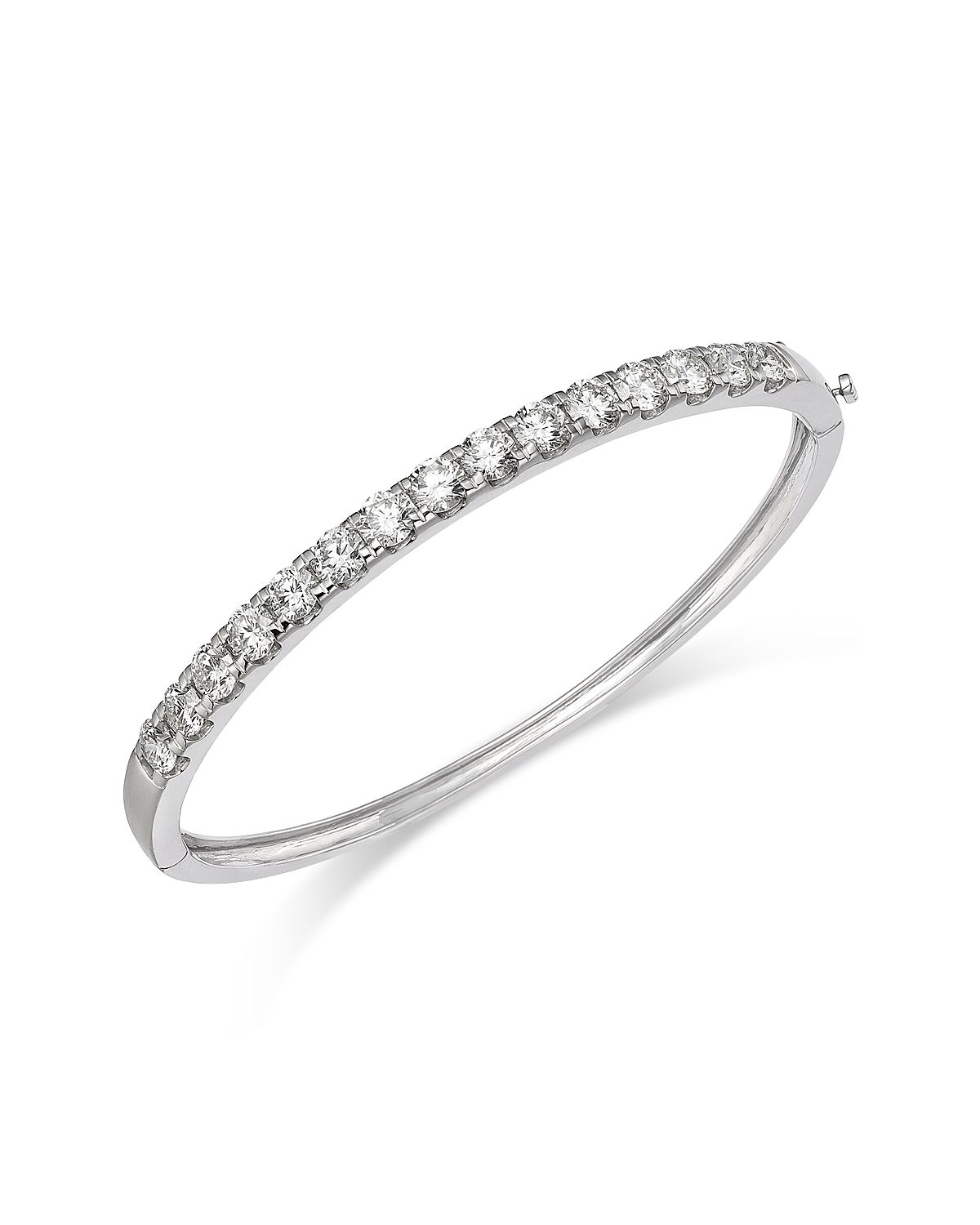 Bloomingdale's Fine Collection Certified Lab Grown Diamond Bangle Bracelet