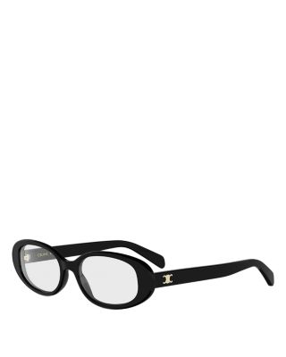 Triomphe Mini Oval Eyeglasses, 54mm