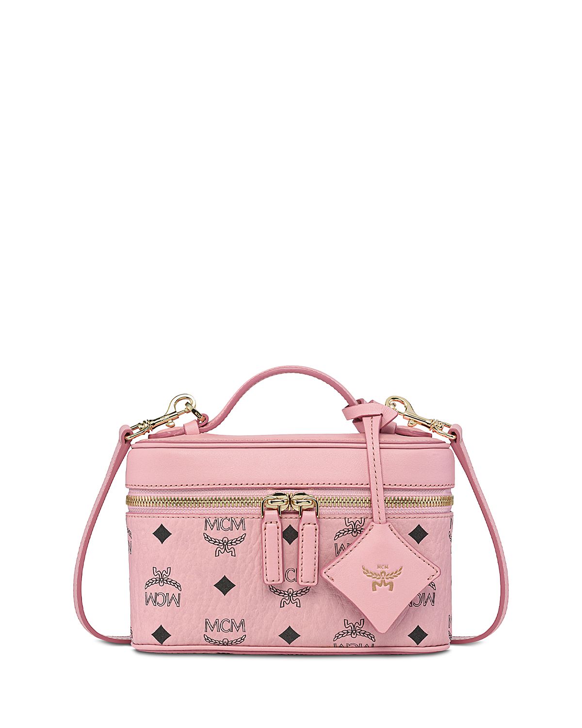 Mcm Aren Mini Visetos Crossbody Bag