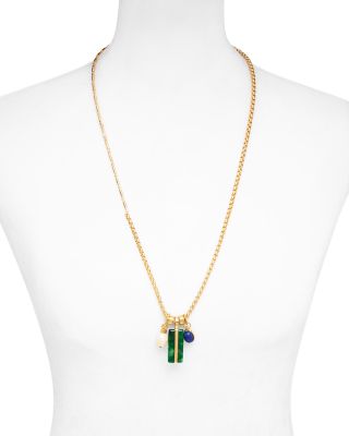 The Stone Bar Pendant Necklace, 27"