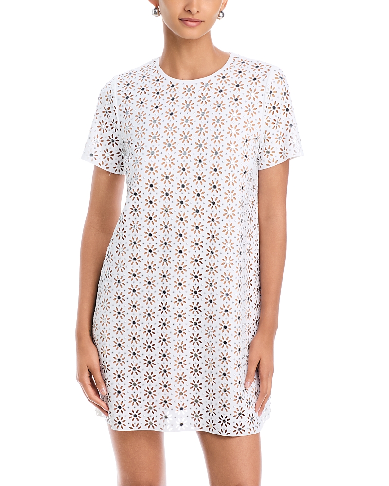 Michael Kors Lasercut Mirror Mini Dress