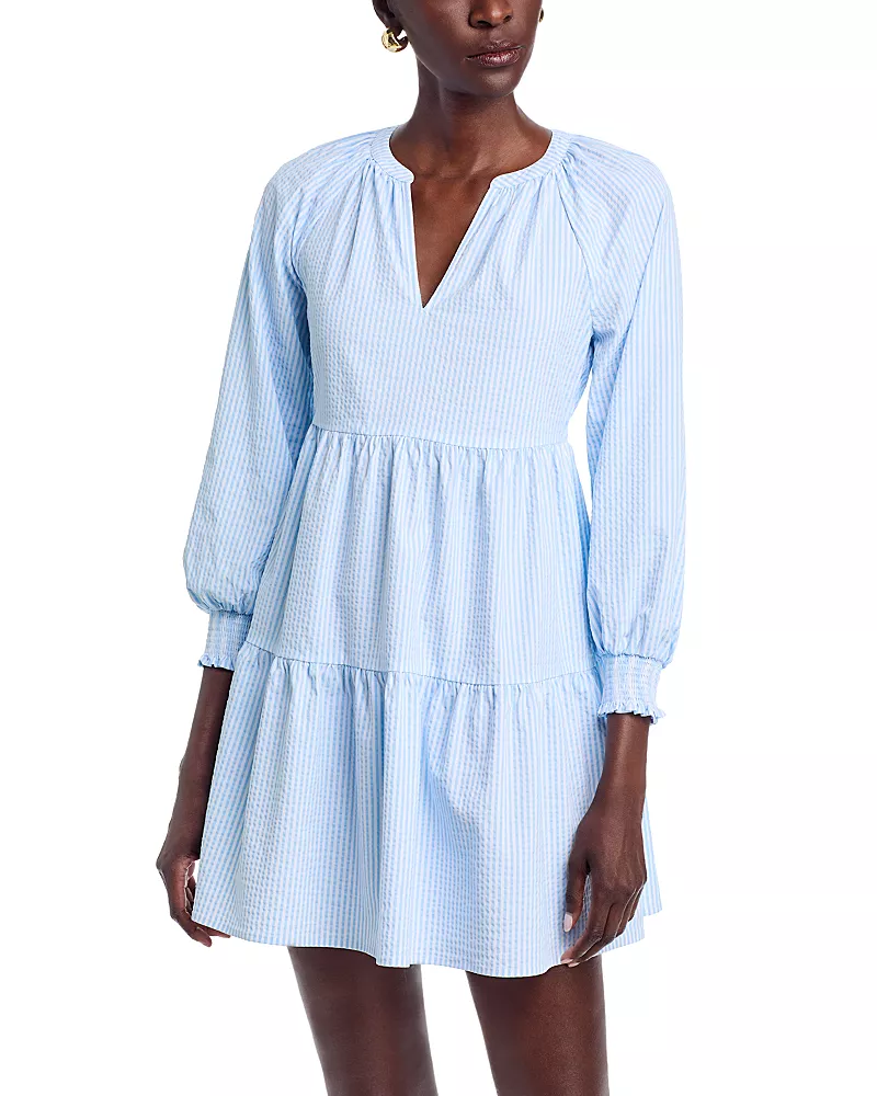 Vineyard Vines Tessa Harbor Tiered Mini Dress