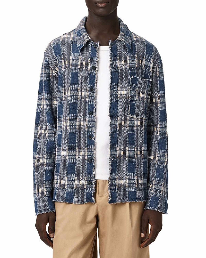 Allsaints Solmar Plaid Cardigan Sweater