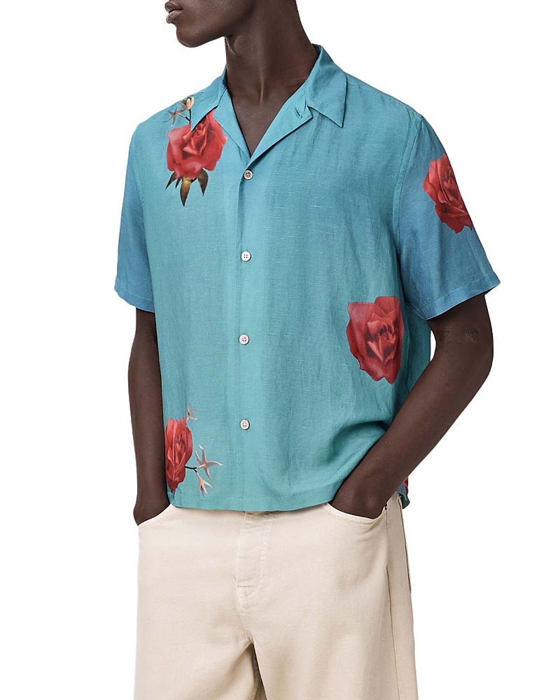 Allsaints Fleur Fazed Short Sleeve Shirt
