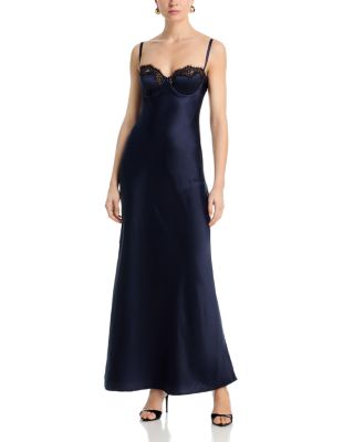 Shayla Silk Bias Cut Maxi Dress