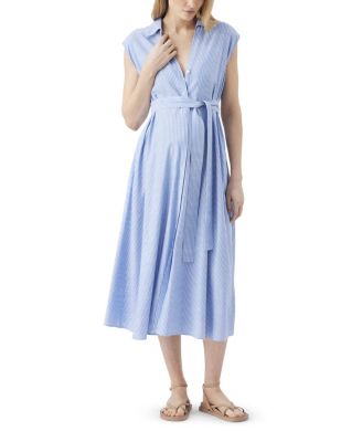  Abby Stripe Shirt Dress