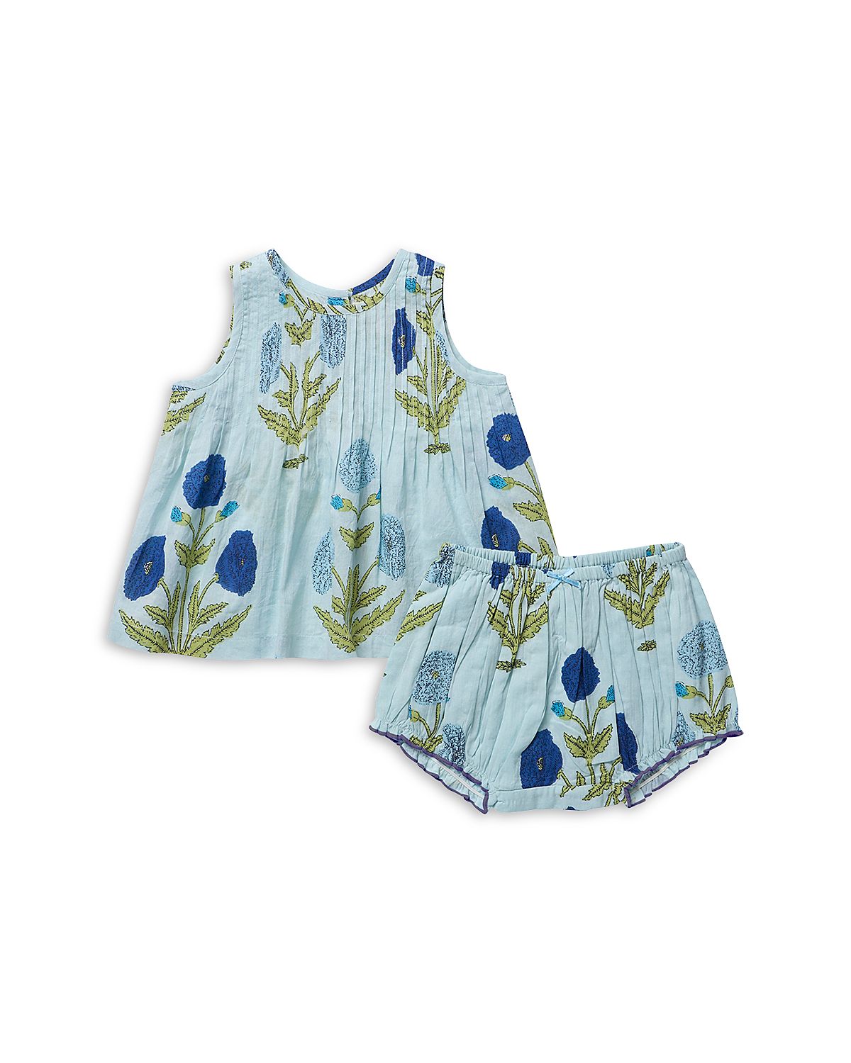 Pink Chicken Girls' Jaipur Top & Diaper Cover Set - Baby