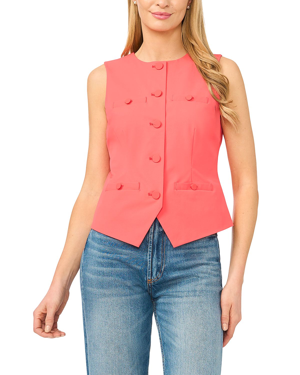 CeCe Split Hem Vest