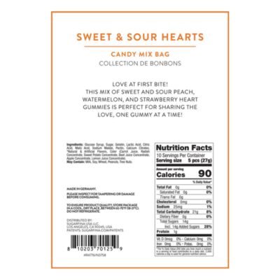 Sweet and Sour Hearts Candy
