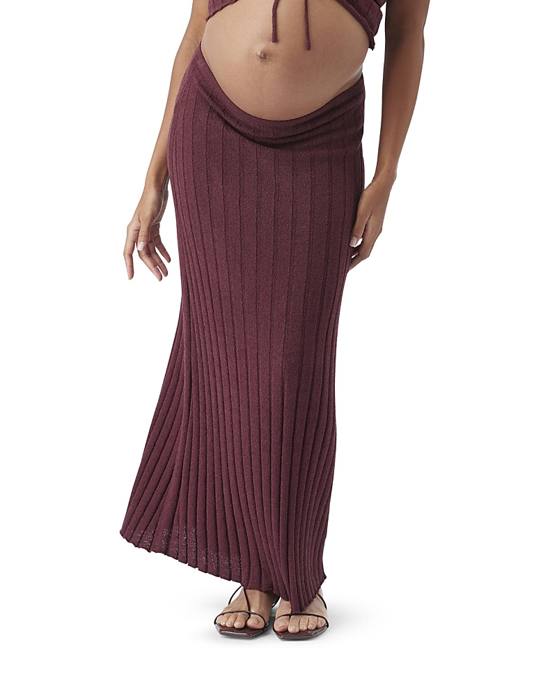 Ripe Maternity Charli Rib Knit Skirt