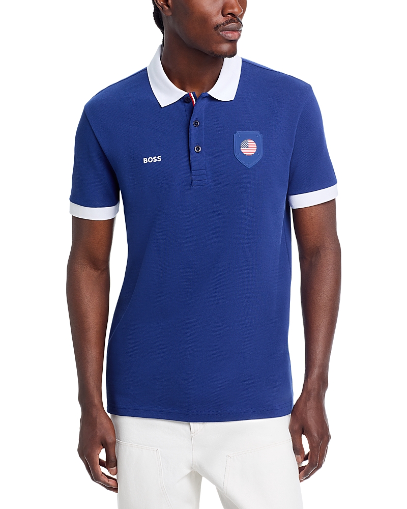Boss Soccer Country Pack Luxe Polo Shirt in Brazil