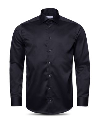 Contemporary Fit Solid Signature Twill Shirt
