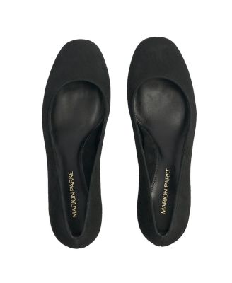  Women's Suede 60 Block Heel Pump