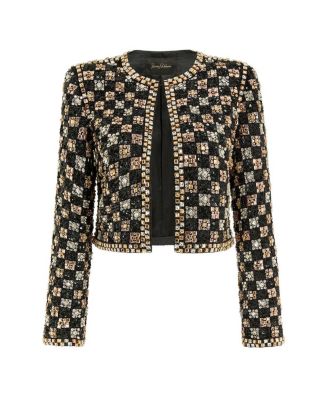  Dahlia Crystal-Embellished Jacket