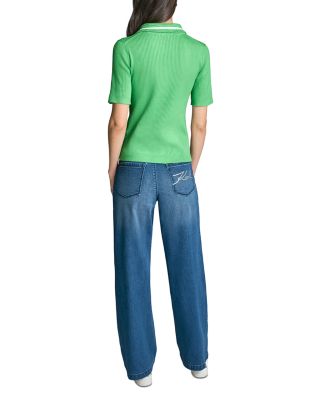 Crochet Johnny Collar Sweater