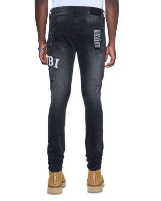 Van Winkle Skinny Fit Jeans in Powder Gray