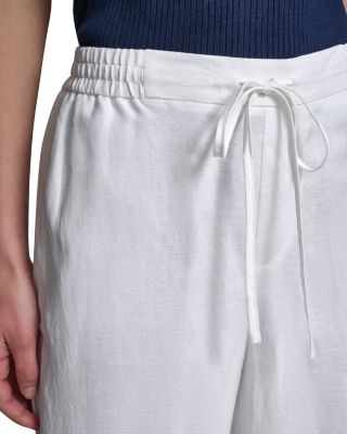 Linen Viscose Drawstring Pants