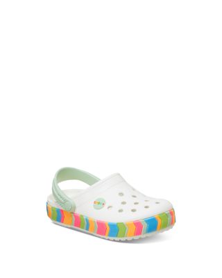 Unisex Crocband Chevron Band Clogs - Toddler