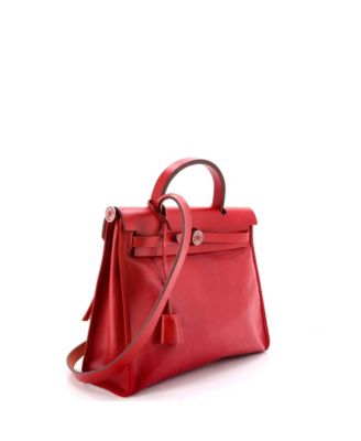 31 Herbag Zip Berline Vache Canvas and Leather