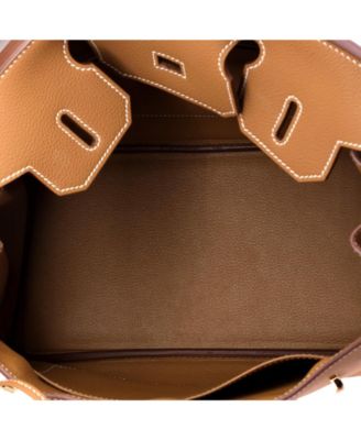 Birkin 30 Handbag Brown Togo with Gold Hardware