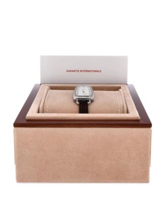 Galop d'Hermes Quartz Watch in Stainless Steel and Leather 26mm